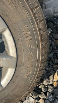 5x100+letne pneu 185/70R14 - 3