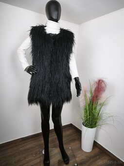 Dámska huňata vesta - 3