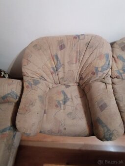 Rozkladací gauč + kreslá - 3