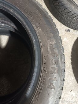 Predám zimne pneu 155/65 R14 - 3