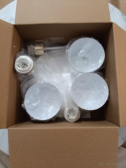 Stropné svietidlo Trinity white/gold - 3