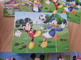 Drevene kocky 3 ks, Krtko 2x, Mickey & Donald - 3