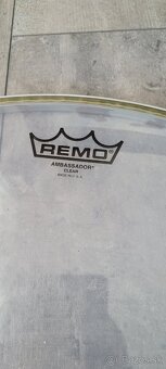 Predam bany DW 10"12"16" a Remo Ambassador clear 22"na k - 3