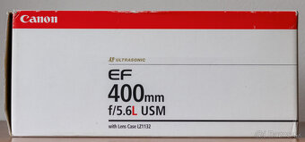 CANON EF 400mm f/5.6L USM = výborný stav = f5.6 - 3
