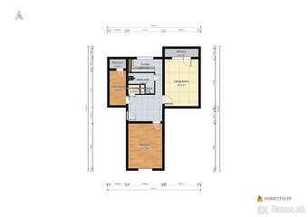 Prenájom 2,5 izbový byt ZC - 3