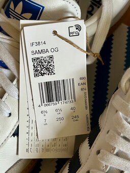 TENISKY ADIDAS SAMBA OG pruhy Night Indigo č.40 - 3