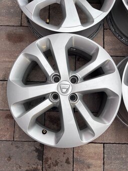 Orig. hliníkové disky Dacia R16, 4x100 - 3