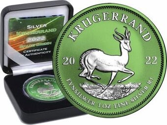 Investicne striebro mince minca Krugerrand 3 ks - 3