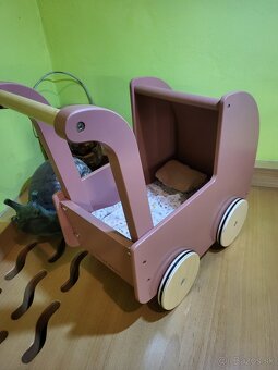 Predám drevený kočík Little Dutch - 3