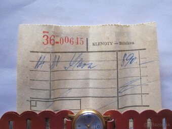 pozlatene hodinky SLAVA - 3