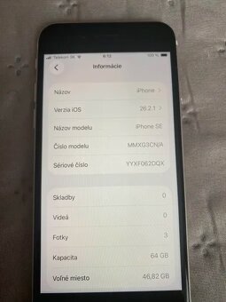 🍏 iPhone SE 2022 – TOP stav, žiadne problémy, 125 € 🍏 Pre - 3