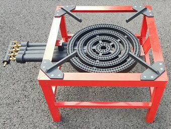 Veľký plynový horák so 4 horákmi - 3