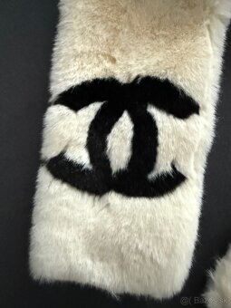 kožušinový golier - šál CHANEL - 3