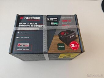 Predám novú Parkside Smart 8Ah batériu (PAPS 208 A1) - 3