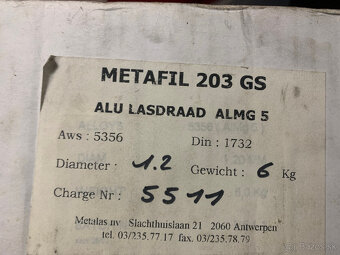 Zvárací hliníkový drôt 1,2 6kg - 3