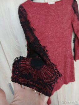 Saty bordove svetrikove s/m - 3