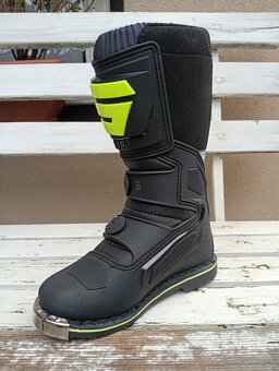 Detské čižmy topánky SHOT camoflage sivé - 3