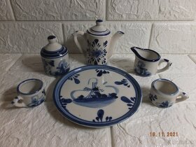 Holandský porcelán, pěkná souprava. - 3