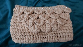 Predám štýlovu háčkovanu kabelku do ruky - 3
