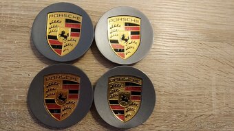 Porsche stredové krytky do kolies 76mm / 65mm - 3
