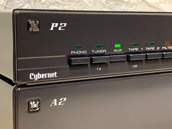 Cybernet A2 .. koncový zosilovač + Cybernet P2 predzosilovac - 3