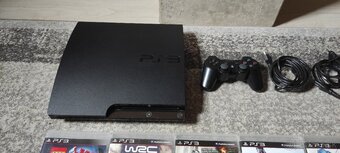 Playstation 3 slim 320gb+hry - 3