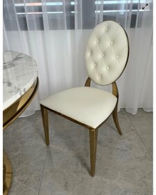 Luxusný stôl s 2 stoličkami - 3