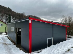 OCEĽOVÁ KONŠTRUKCIA HALY - MONTOVANÁ HALA 8x18x5m - 3