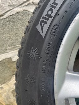 BMW f10 disky + pneu zimné 225/55 r17 Runflat - 3