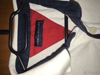TOMMY HILFIGER originál white pánske polotricko L/XL - 3
