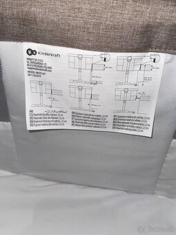 Kinderkraft Detská postieľka NESTE UP 2 beige - 3