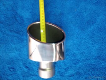 Koncovka výfuku ovál nerez - 3