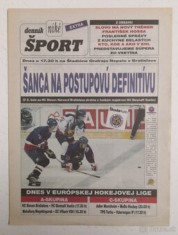 Staré noviny Denník Šport 3 - 3
