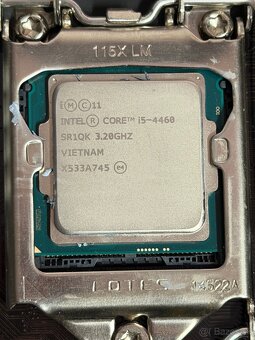 🟢 Predám základnú dosku + Intel Core i5-4460 + I/O shield - 3