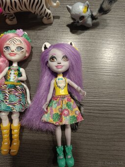 3x Enchantimals - Tiger, líška a lemur - 3