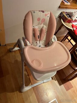 Detská stolička Kinderkraft YUMMY pink - 3