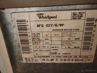 Truhlicový mraziak Whirpool - 3