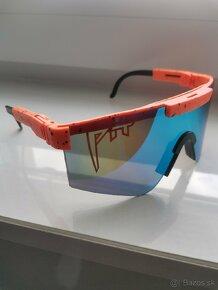 Športové slnečné okuliare Pit Viper (oranžové-modré sklo) - 3