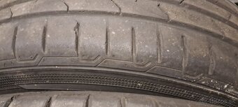 Predám 4ks jazdené letné 195/65r15-91H Hankook - 3