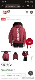 Predám novú bundu značky Alpha industries - 3