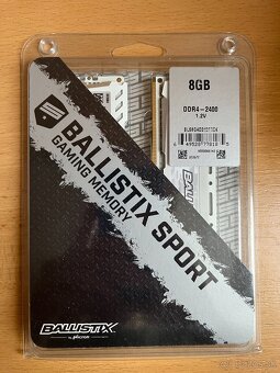 2x Crucial 8 GB DDR4 2400 MHz CL16 Ballistix Sport LT White - 3