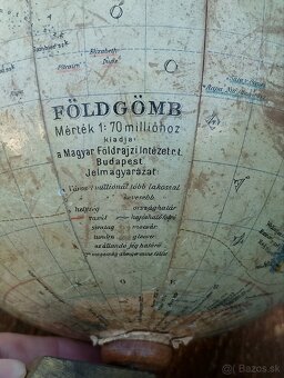 Starožitný glóbus Földgömb - 3