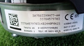 bmw airbag 1-f20 f21 3- f30 f31 - 3