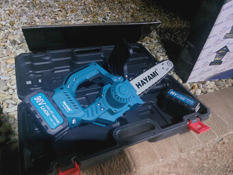 Aku pila ručna lišta 40cm +2x batéria 1x retaz 1x lišta - 3