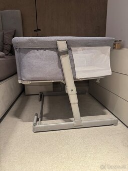 CHICCO Postieľka Next2Me Twins pre dvojičky - Magnet Grey - 3