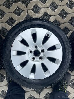 Predá Audi disky R16 (5x112) s zimnými pneu 205/55 R16 - 3