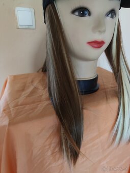 čierna šiltovka s parochňou - 3