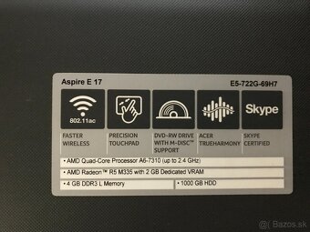 Acer Espire E17 - 3