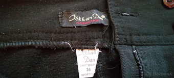 čierne elegantné nohavice - 3