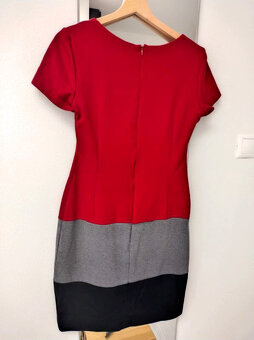 Zimné teplé ciernocervene šaty nemeckej znacky More&More - 3